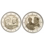 Luxemburgo 2€ 100 Anos Nascimento Grão-Duque Jean 2021(AS 2 VERSÕES)